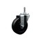 Service Caster 4'' Soft Rubber Wheel Swivel 7/16'' Grip Ring Stem Caster SCC-GR20S414-SRS-716138 - alternate 1